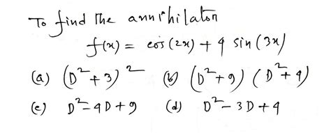 Annihilator Answers .